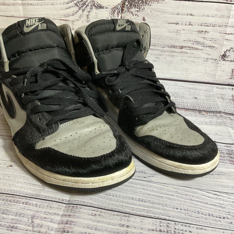 NIKE Jordan 1 Retro High OG Twist 2.0 Medium Grey Women's Sneakers- SZ 10