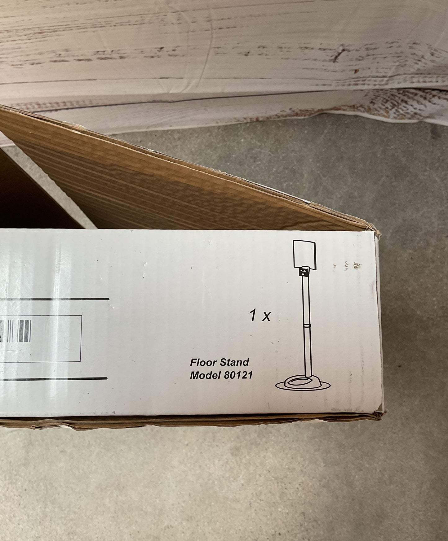 Germstar Hand Sanitor Floor Stand Model 80121 White