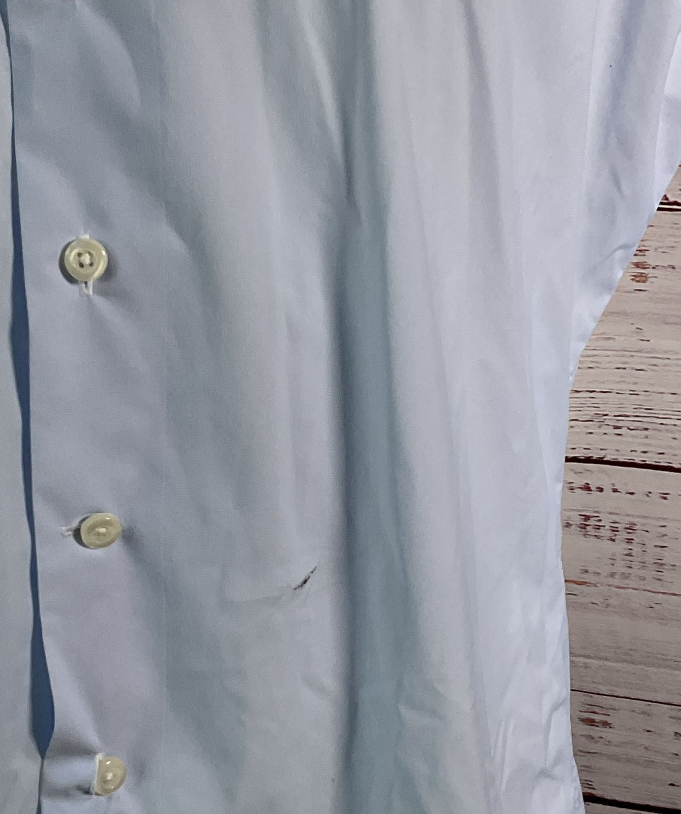 Liberty Shirt Co Solid 3/4 Sleeve Shirt Blue