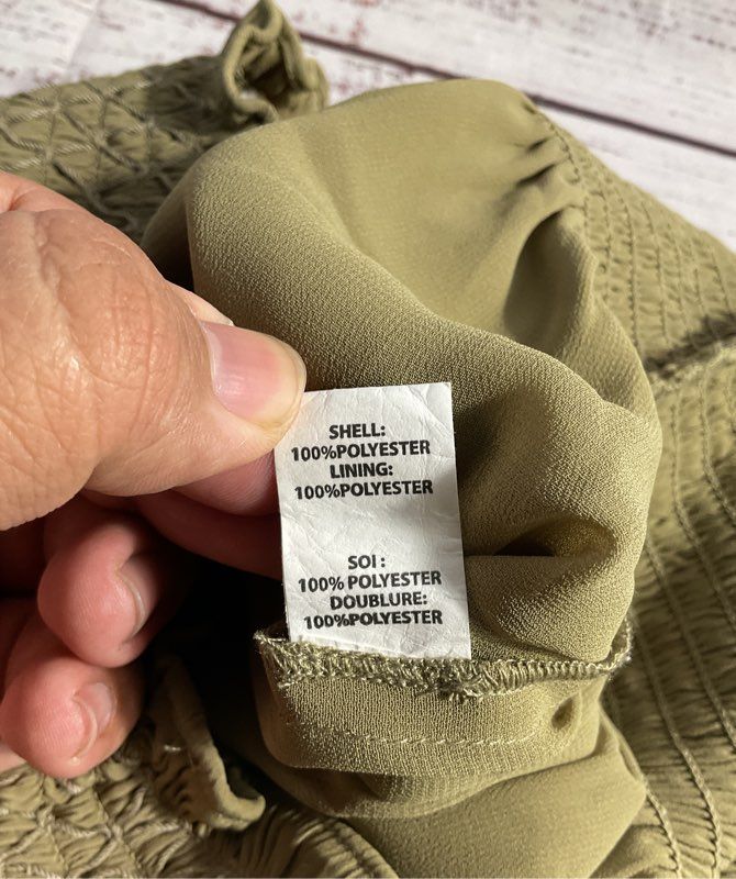 Ramy Brook Women's Smocked Green Tiered Miniskirt Size M
