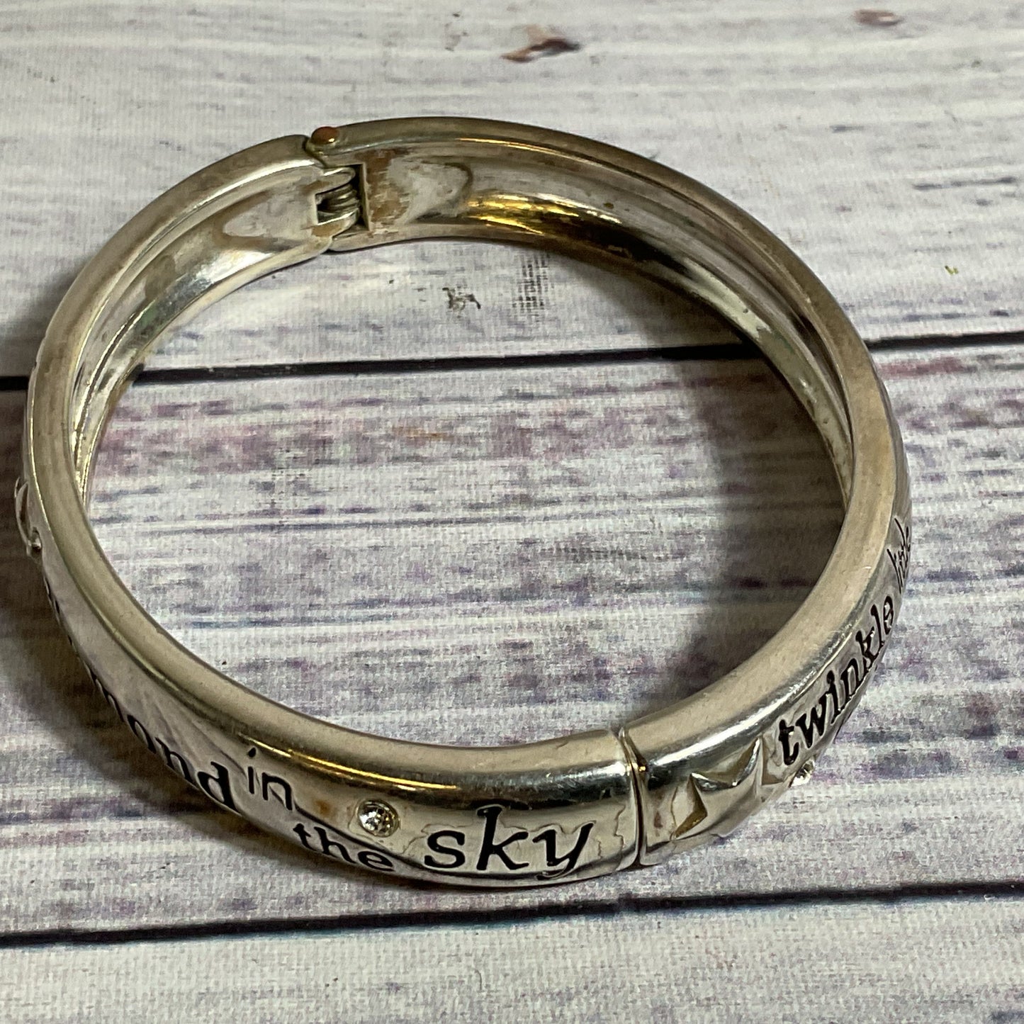 BRIGHTON Twinkle Little Star Rhinestone Bangle Bracelet