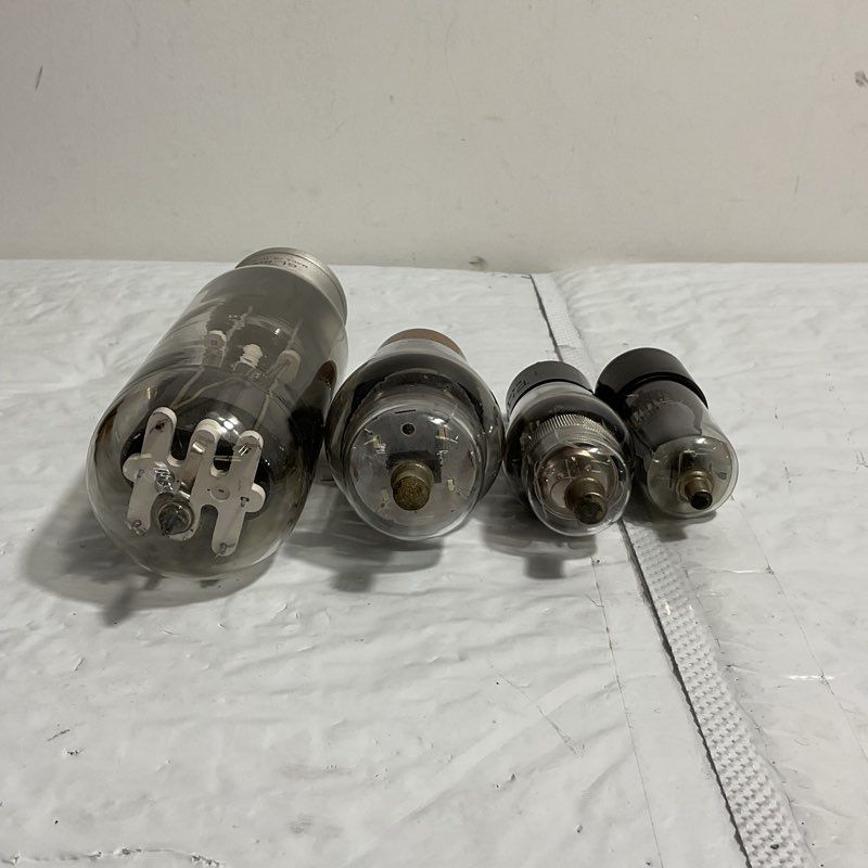 4 Vintage Radio Vacuum Tubes incl. General Electric GL805 (UNTESTED READ DESC.)