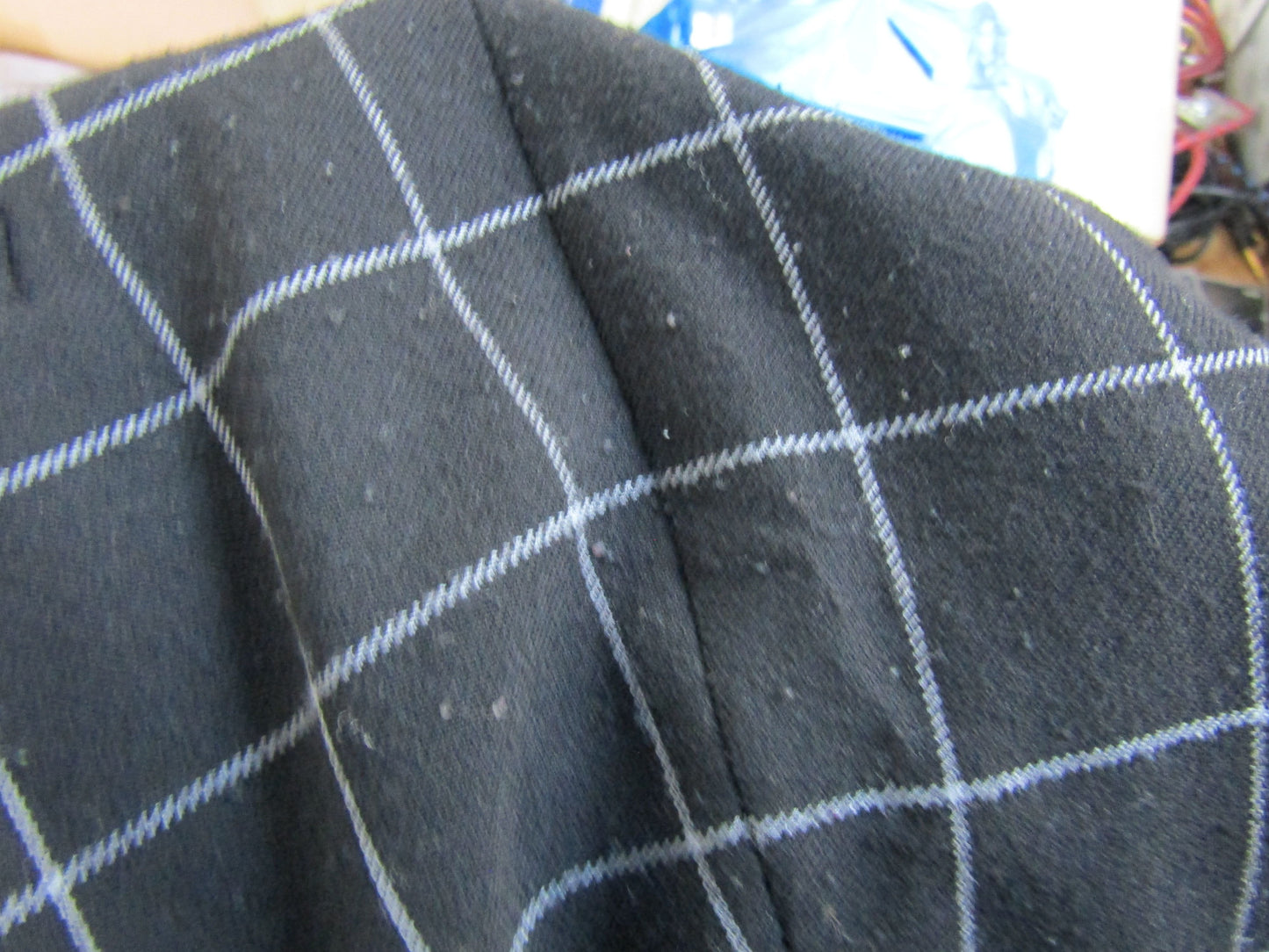 Alice + Olivia Dylan Women's Black Windowpane Plaid Pants Size 0