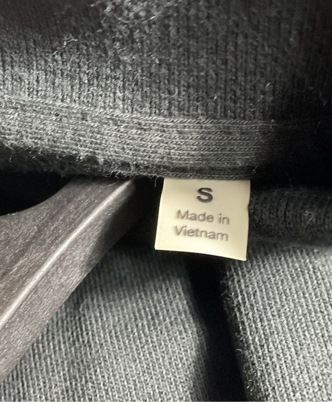 FEAR OF GOD Essentials Men's Black Pullover Polo Sweatshirt- SZ S