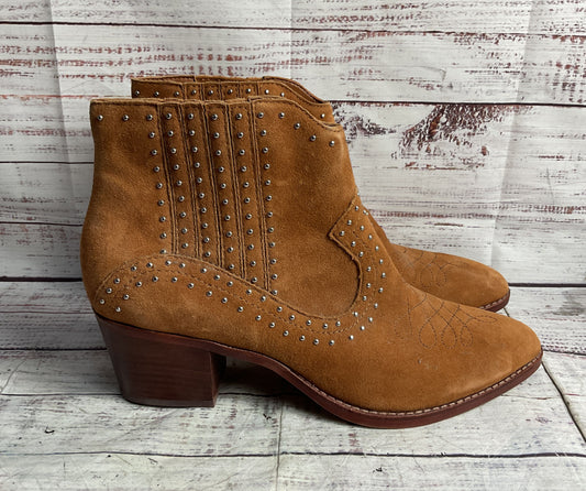 Dolce Vita Dexter Suede Booties Brown 11