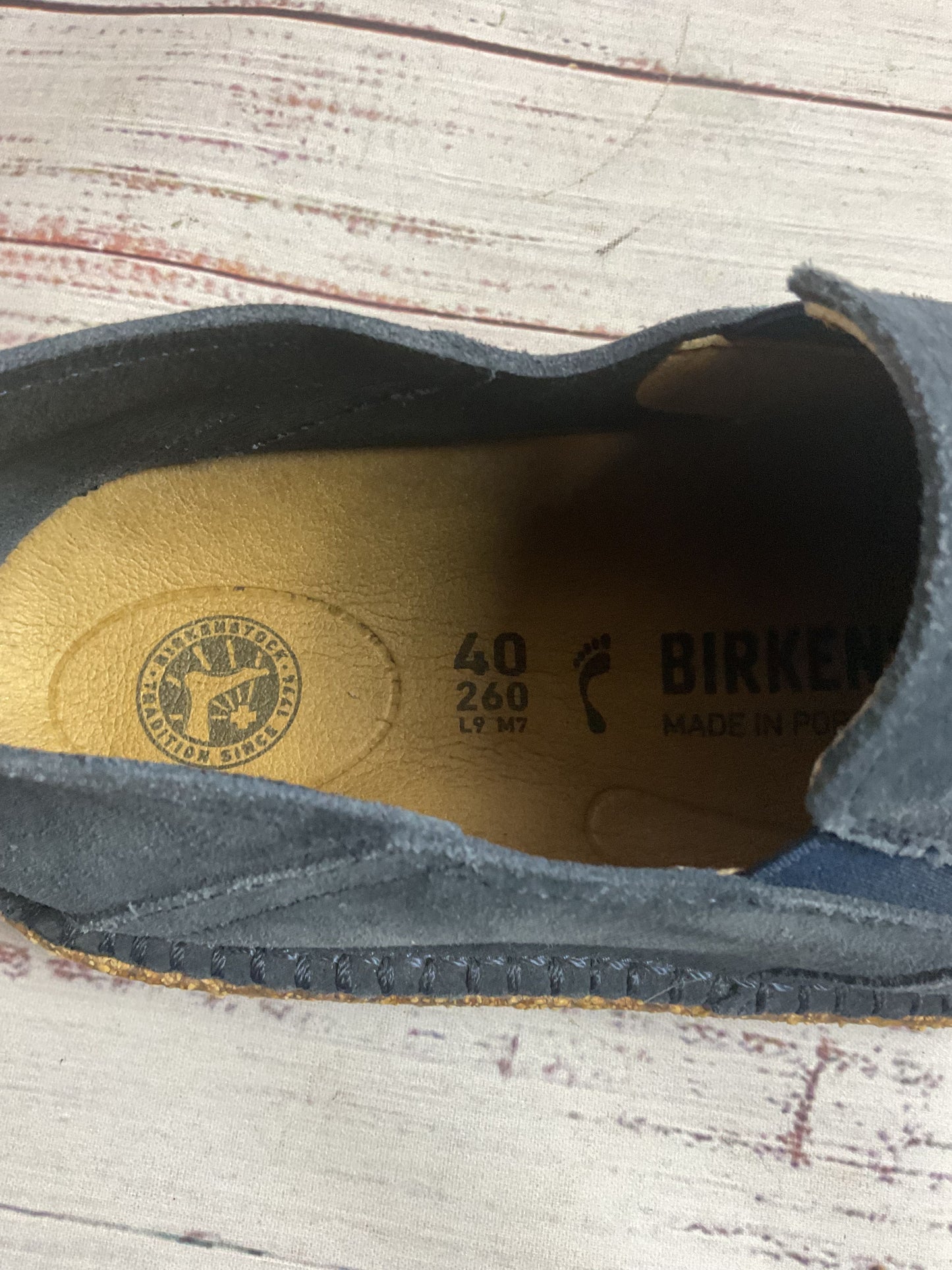 Birkenstock Navy Clog Shoe Unisex Size 40