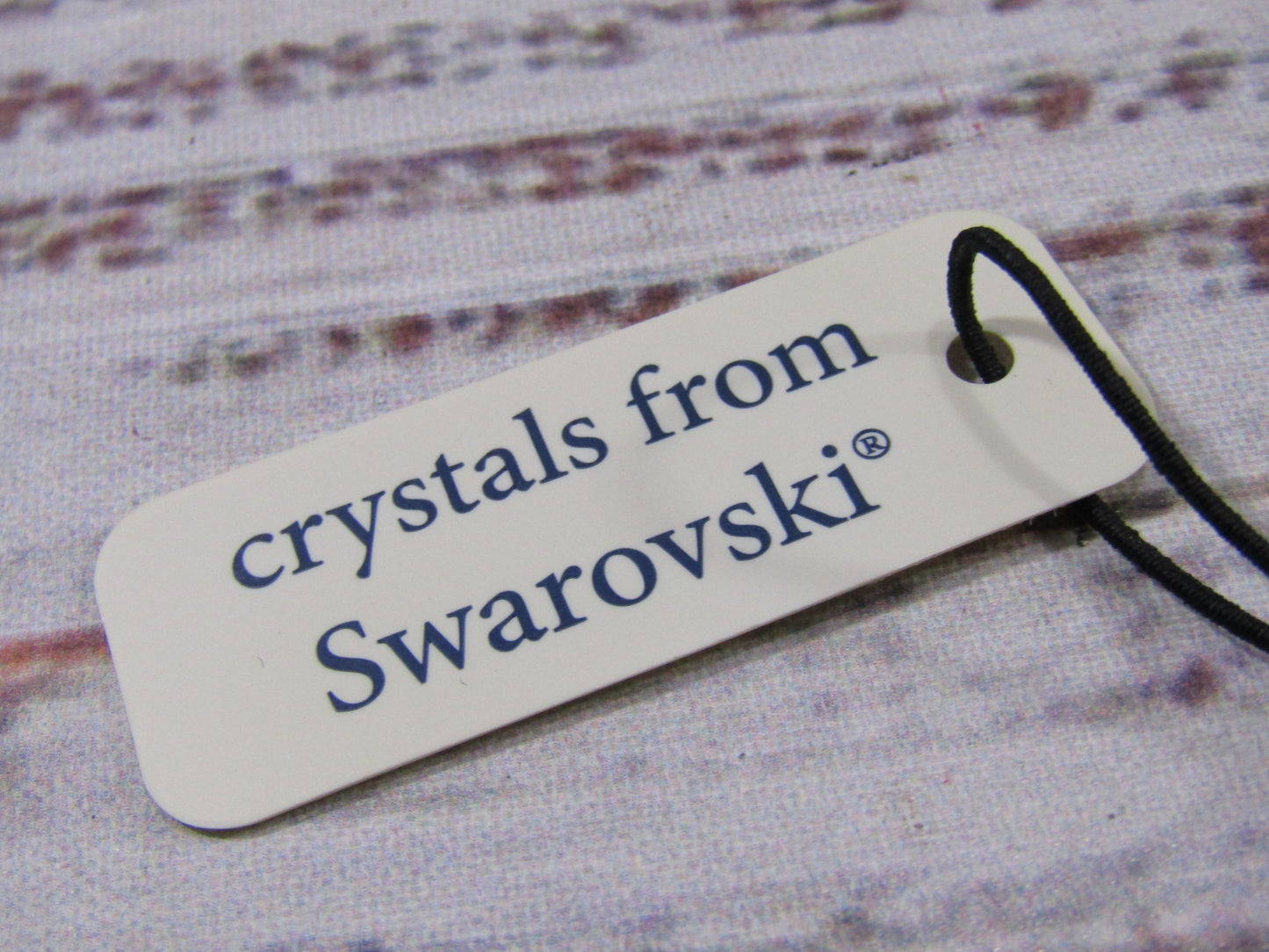Sterling Silver Rolo Chain Aurora Borealis Crystal Pendant Necklace