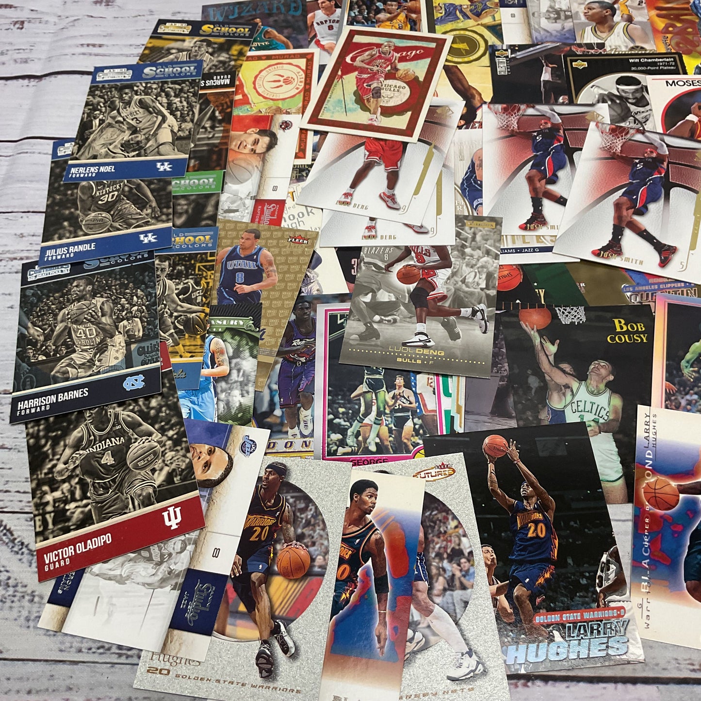 Panini Tops Upperdeck Fleer Basketball Metallic Holographic Rookie Card Lot 100