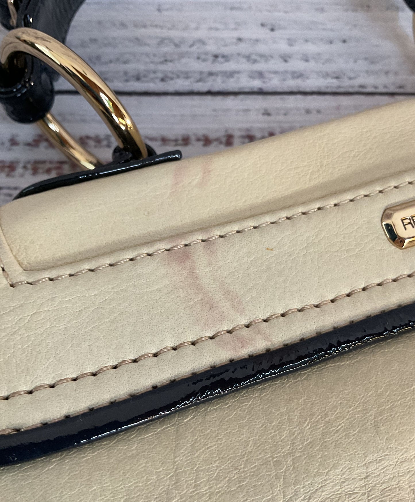 Rebecca Minkoff Women's Cream Leather Top Handle Bag