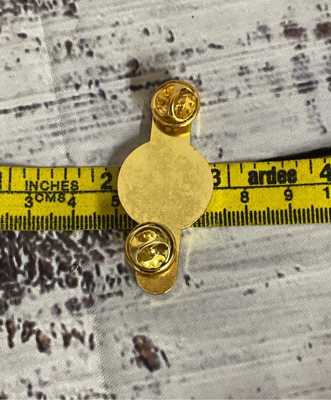 Merit Badge Sash Pin Gold Tone Vintage