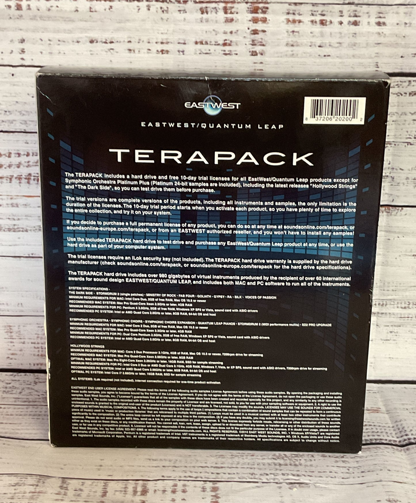 EastWest TeraPack Quantum Leap Play Edition Hard Drive