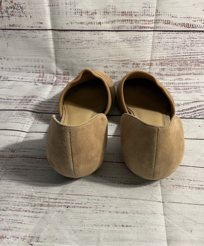 Eileen Fisher Shoes Women's Flute Pointed Toe D'Orsay Flats Brown Suede Size 7.5