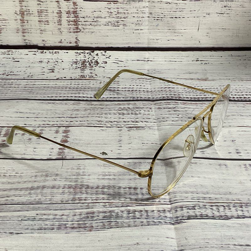 VTG ALTAN 14K GF Dubar Made in England Men's Aviator Eyeglasses- FOR FRAMES ONLY