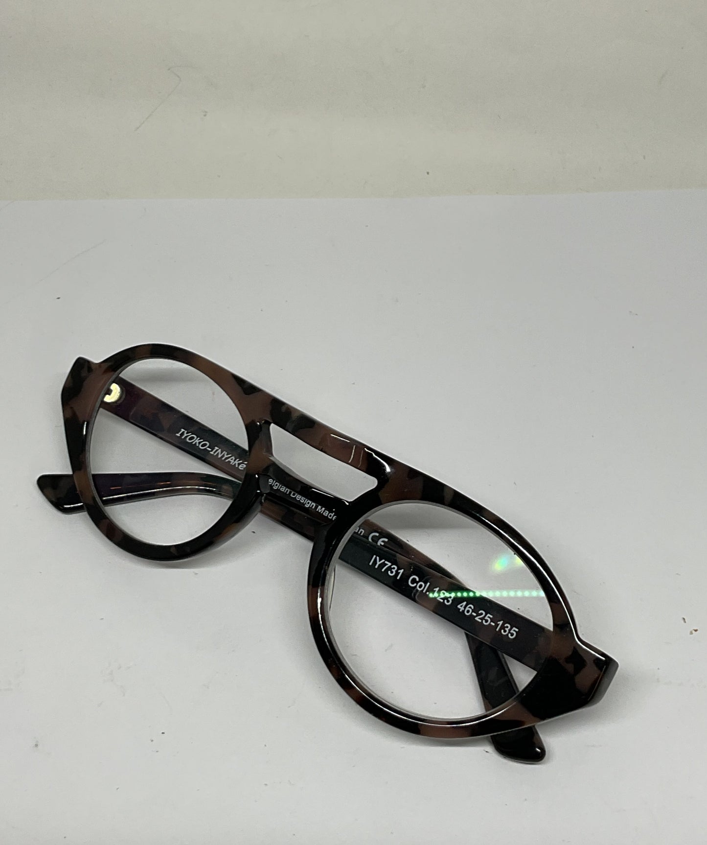 Iyoko Inyake TIY731 col 123 Tortoise Eyeglasses - Size 135 Japan