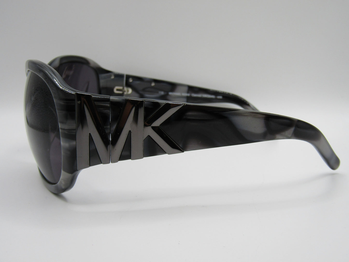 Michael Kors Cannes Women's Gray Round Sunglasses Made in Italy MKS649