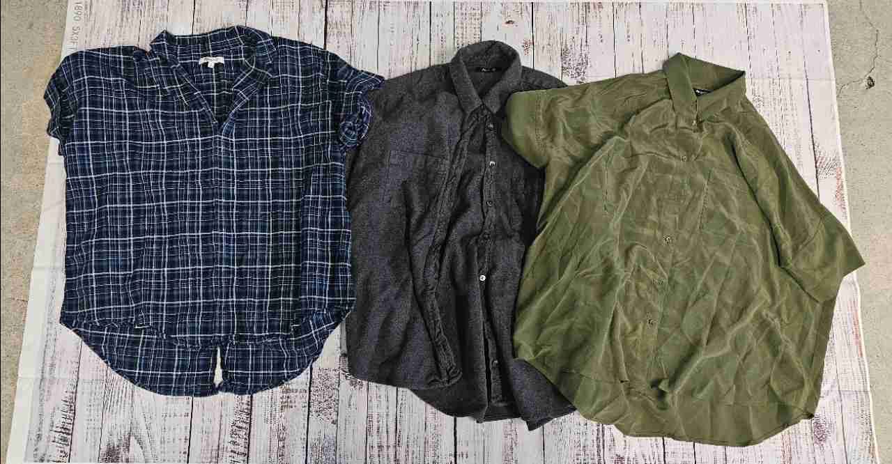 Madewell 8pcs Women's Clothing Bundle - shirts, pants, sweaters