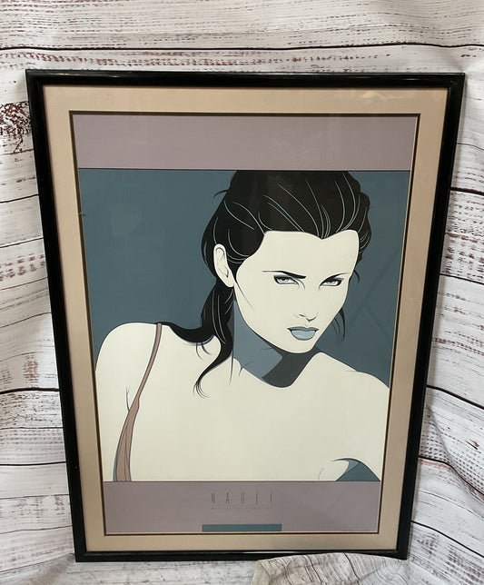 Patrick Nagel Dakota Commemorative #14 Mirage Editions Framed