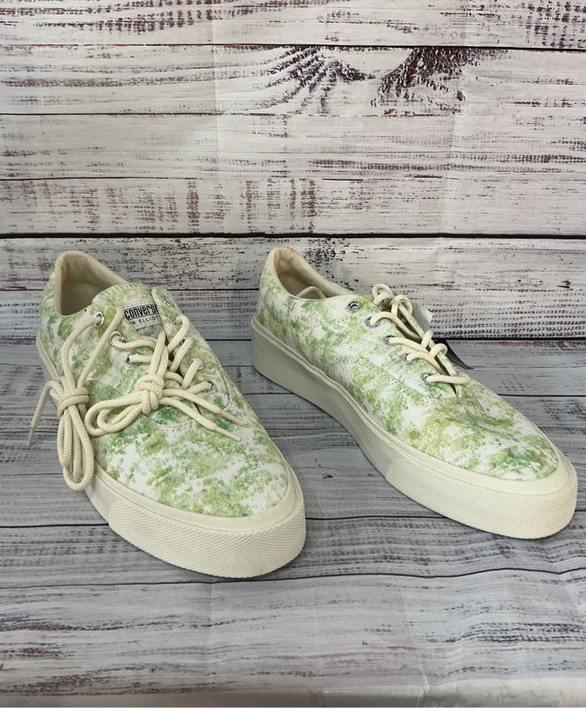 NWT Unisex Converse X John Elliot Green & White Sneaker Size 11