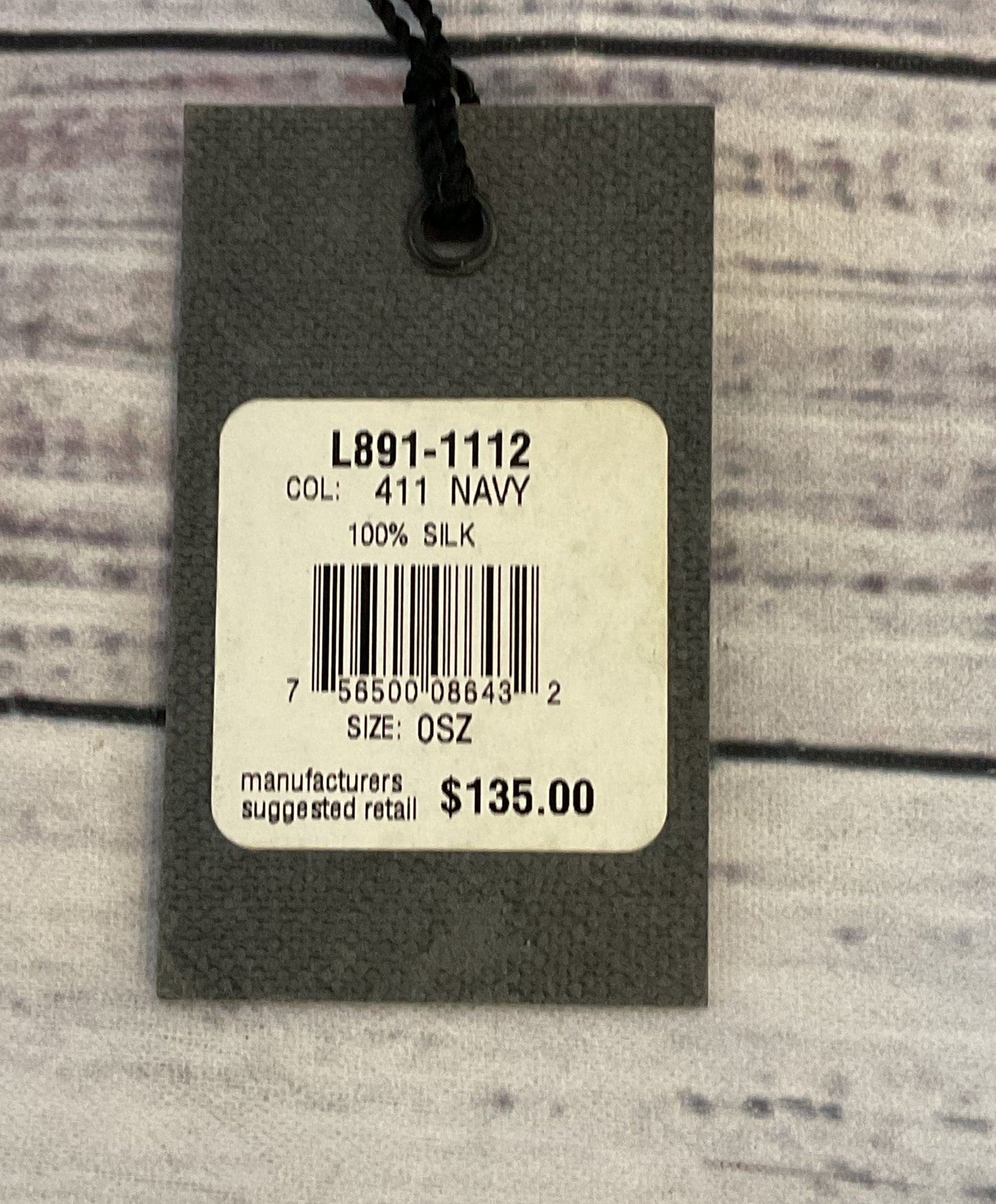 John Varvatos Spotted Pattern Tie Navy Blue