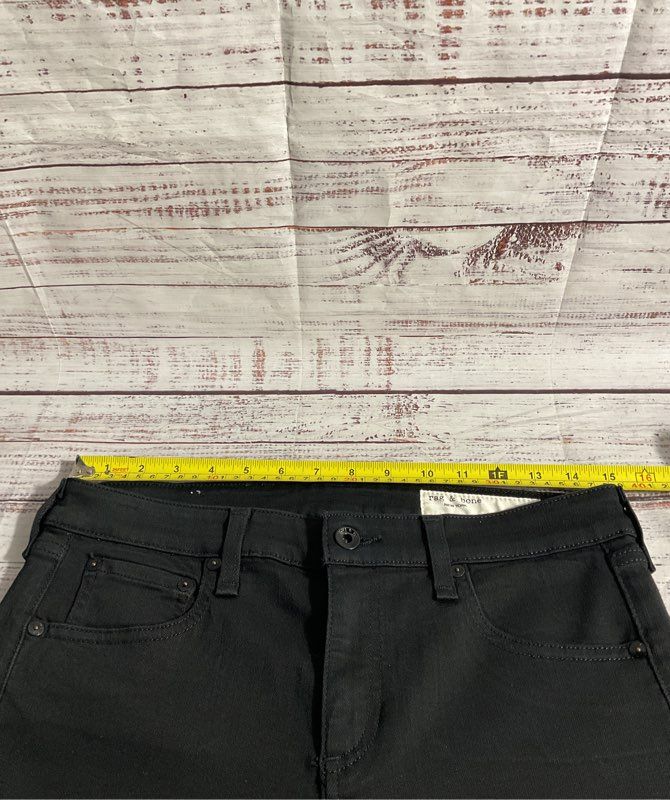 Rag & Bone Cate Mid Rise Ankle Skinny Jeans Size 29 Women's Black #2