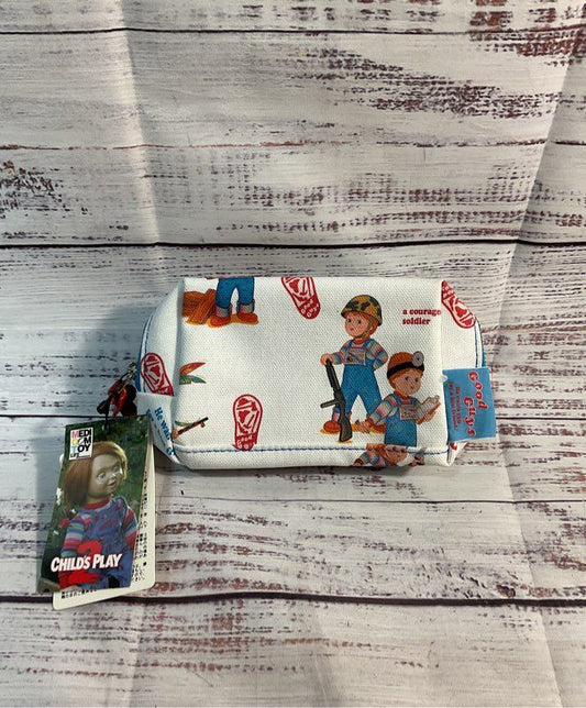 New Rare Medicom Toy Chucky " Child's Play Travel Bag White Small