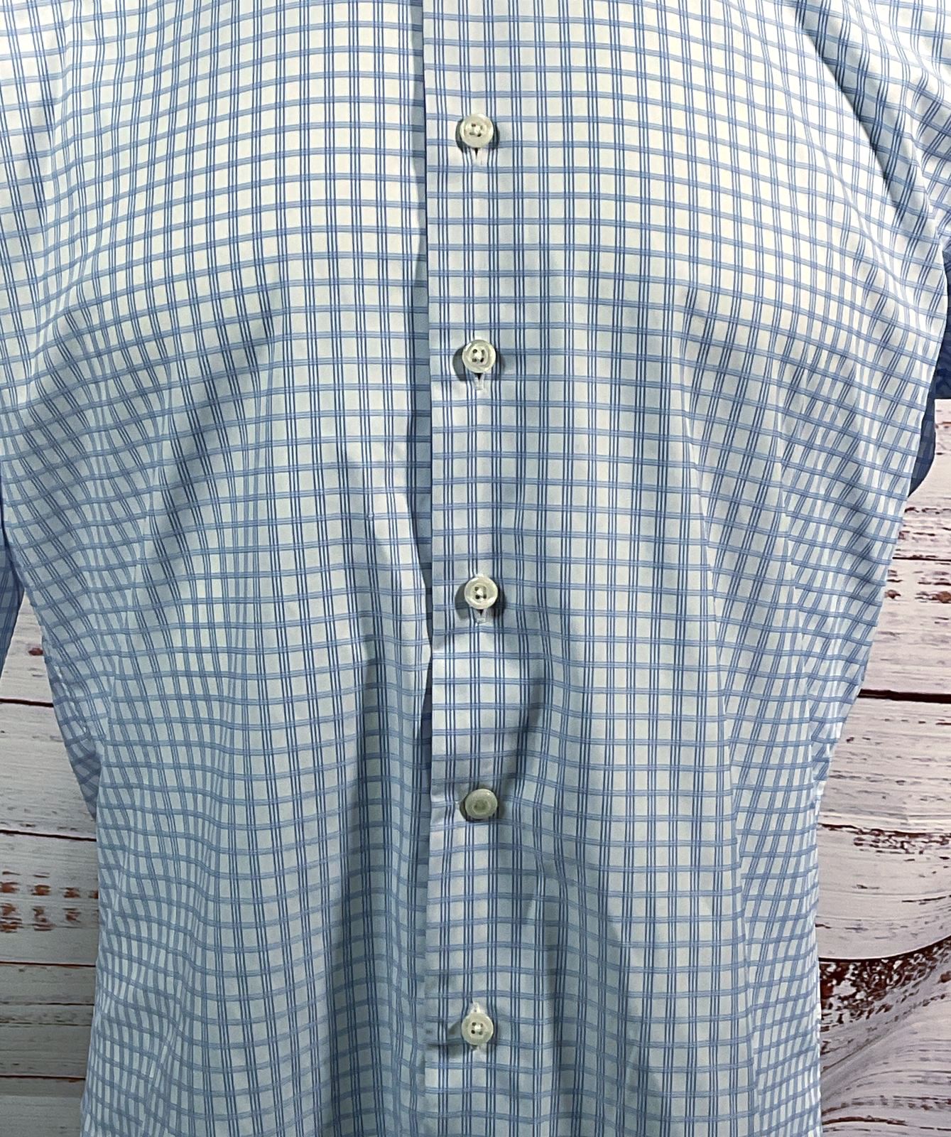 Liberty Shirt Co Checkered 3/4 Sleeve Shirt Blue