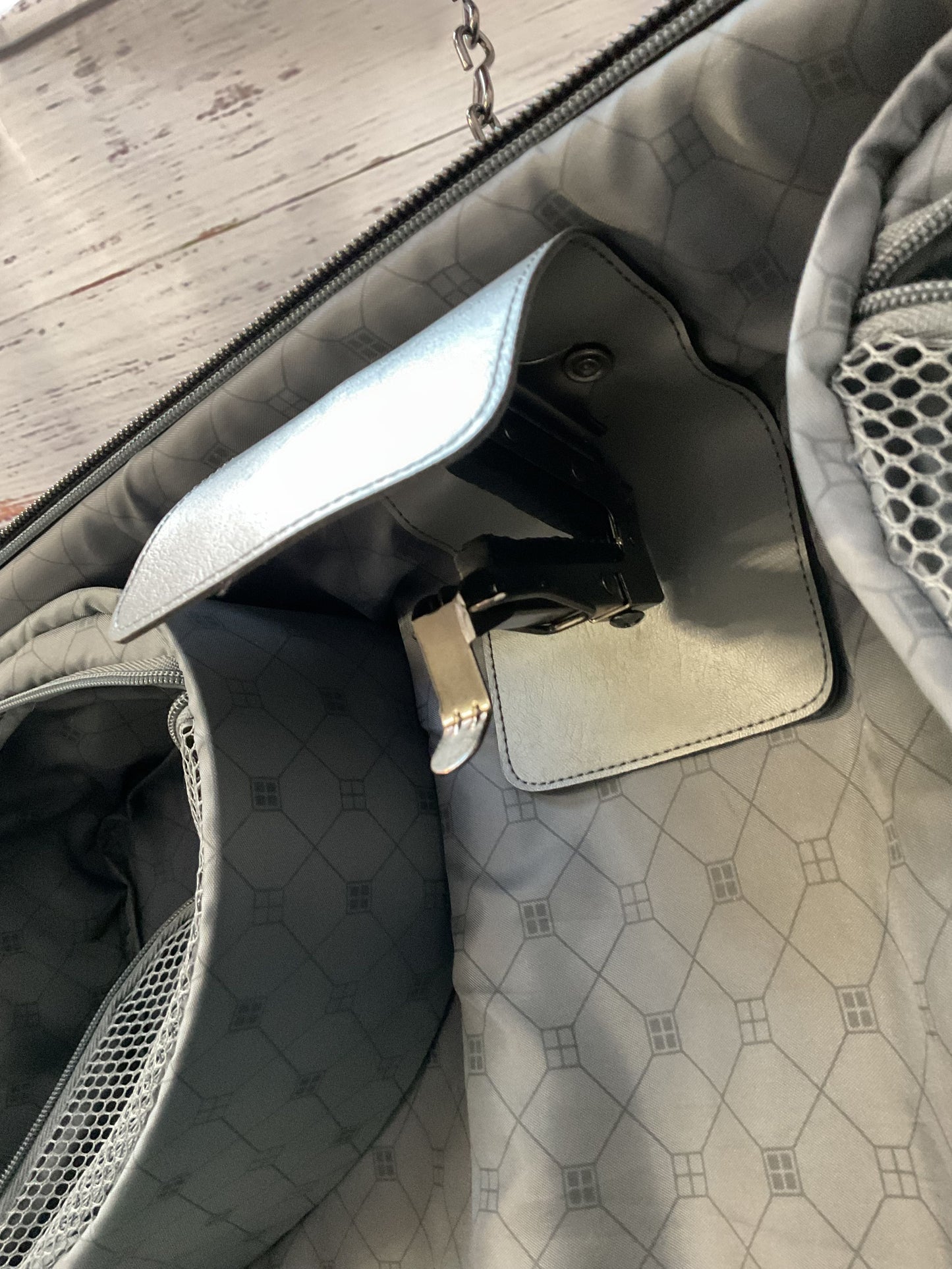 Delsey Paris Black Garment Bag Luggage Spinner Roller