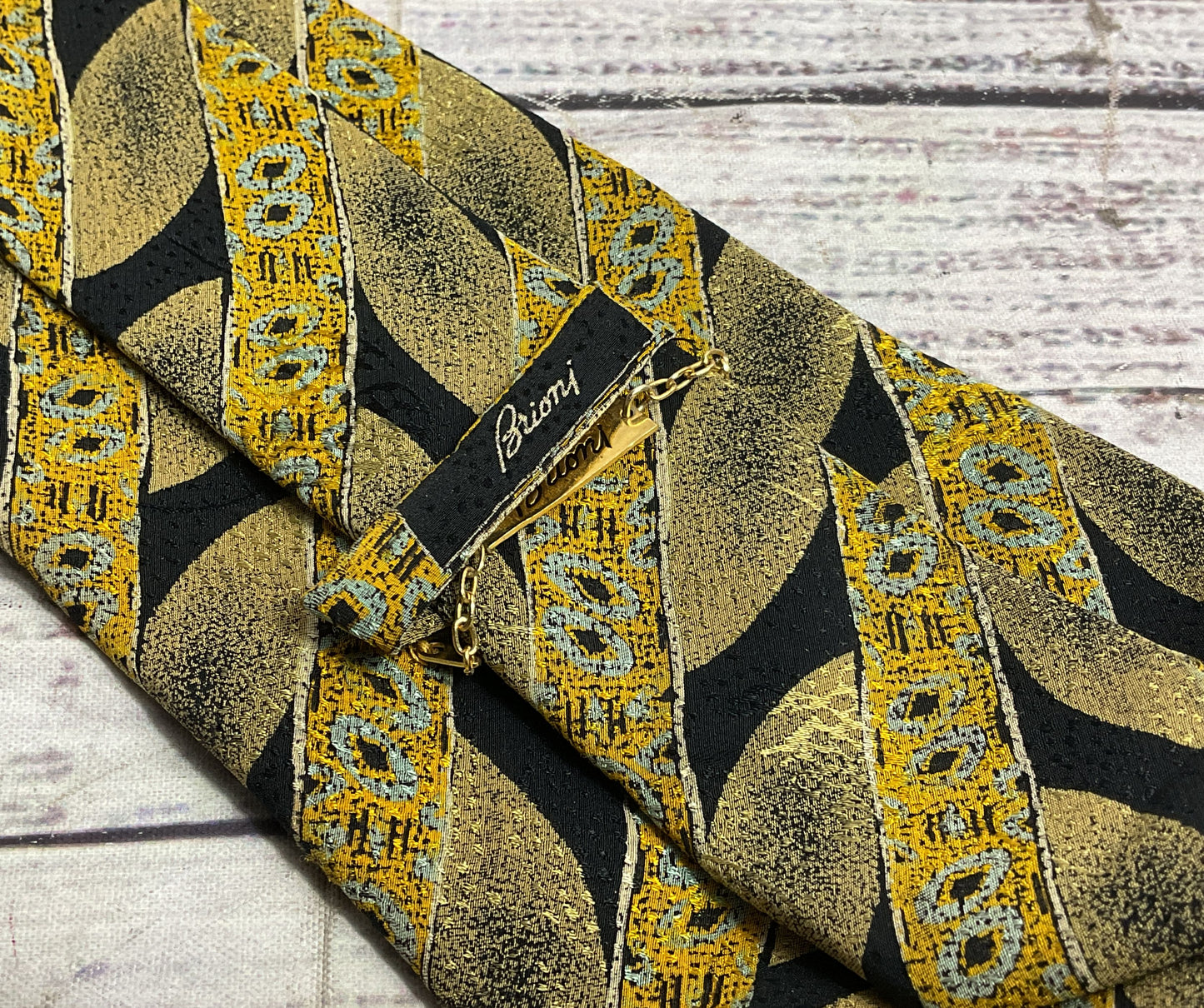 Brioni Striped Patterned Tie Multicolor OS