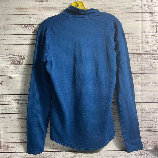 Patagonia Blue Polartec Quarter Zip Waffle Thermal L/S Shirt Jacket - Size S