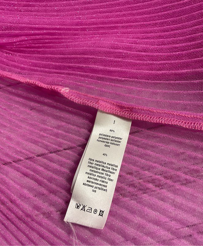 Forte Forte Women's Pink Sheer Long Sleeve Blouse Size 1 Made in Italy