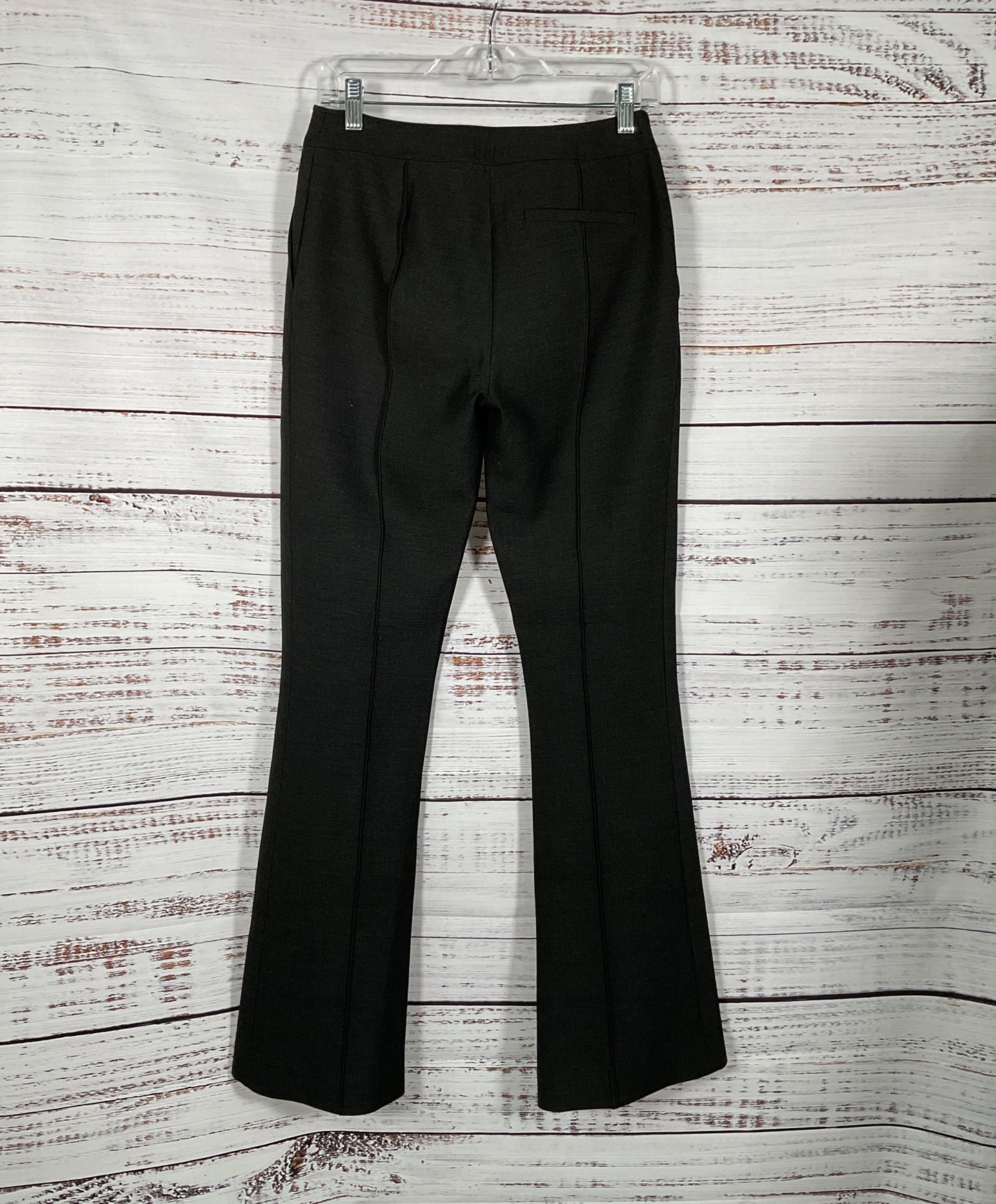Burberry Flared Slack Pants Dark Gray 4