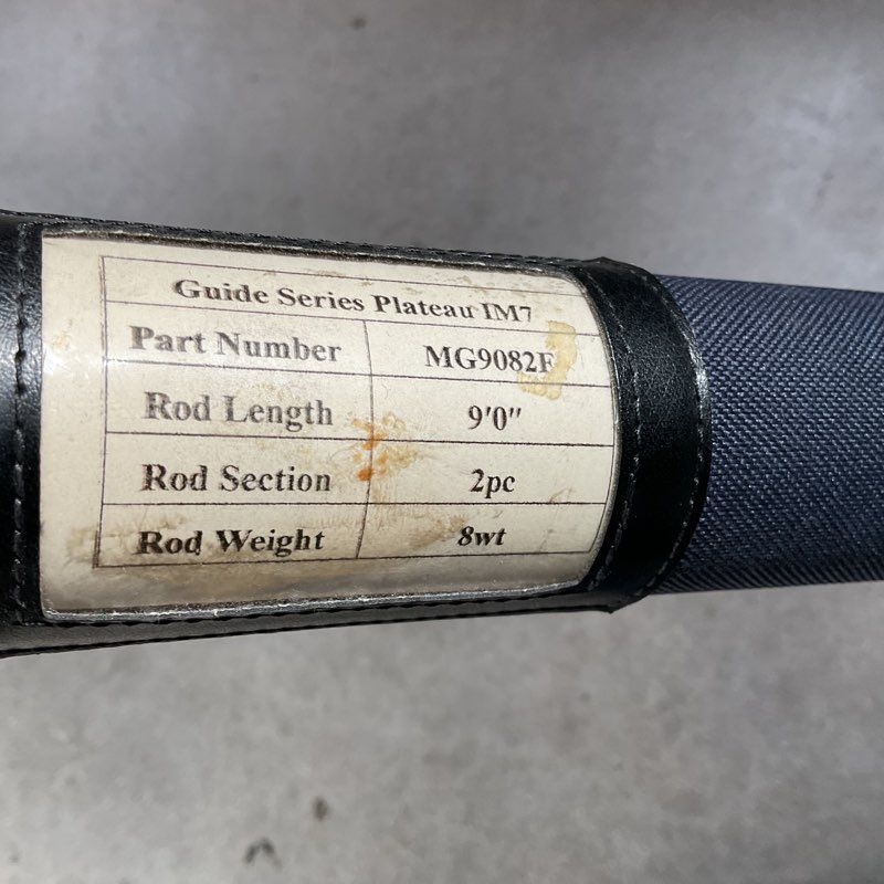 GUIDE SERIES Plateau IM7 MF9082F 9FT. 8WT Fly Fishing Pole