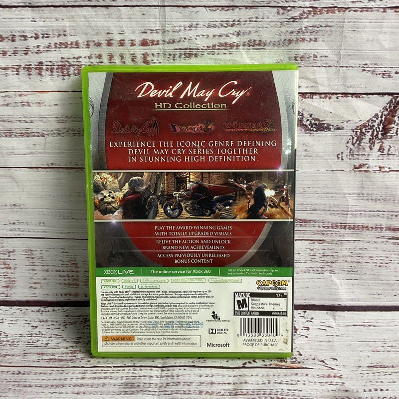Microsoft Xbox 360 Devil May Cry HD Collection