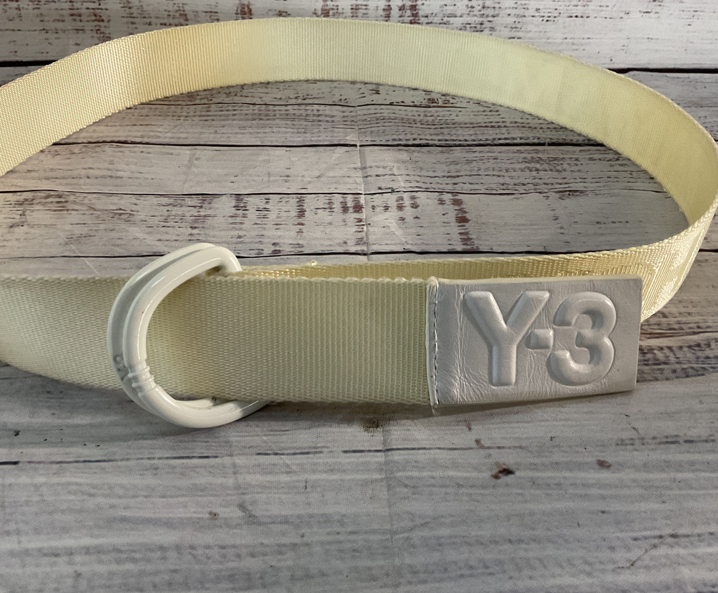 Adidas Yohji Yamamoto Y 3 Nylon 130cm Belt Beige Large