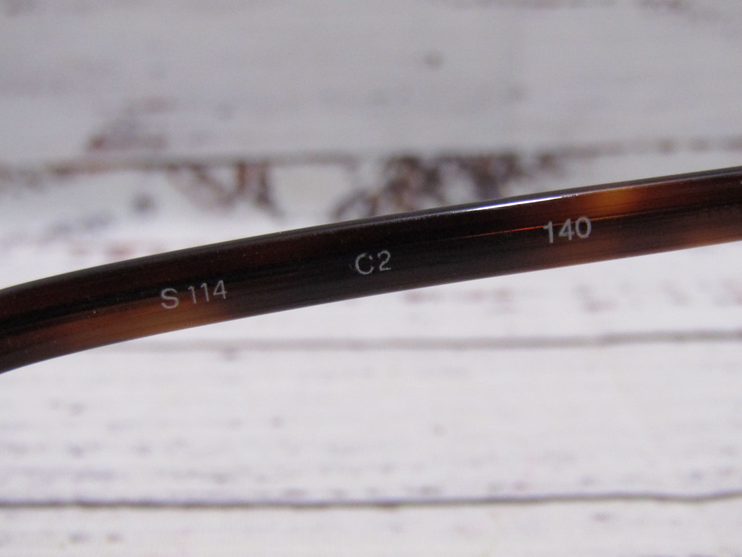 Vintage Revue Oversized Brown Havana Eyeglasses Frame Made in Italy