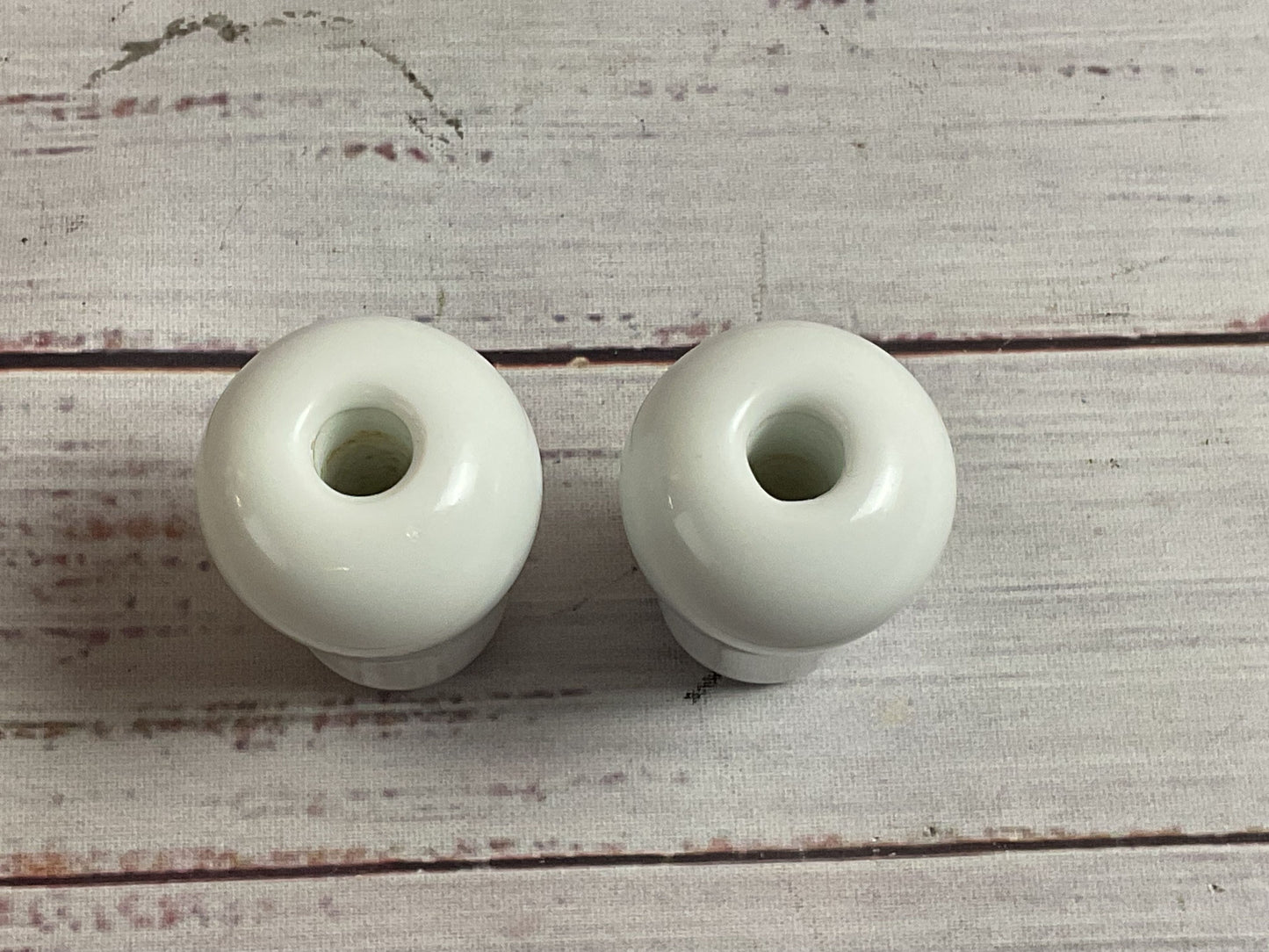 Vintage Porcelain Hot And Cold Faucet Fixtures