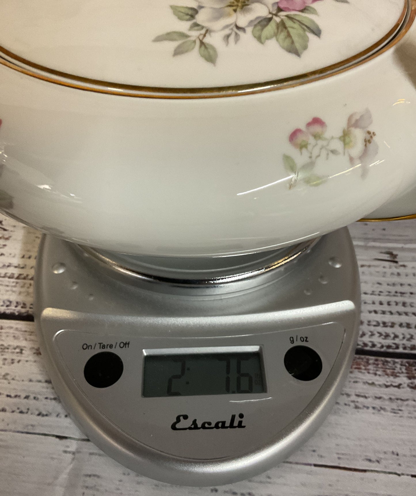 Vintage Tirschenreuth Bavaria Apple Blossom Porcelain Soup Tureen Germany