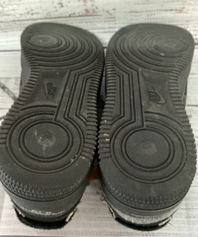 Men's Nike x Off White Air Force 1 Low Black Mesh Size 7 From 2018 Collection