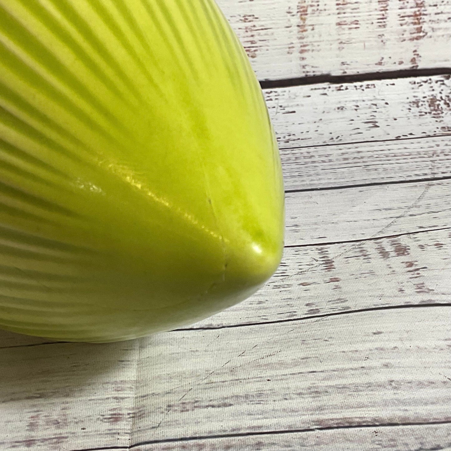 JONATHAN ADLER Puffer Blow Fish Green Menagerie Series Sculpture 9.25" (DAMAGED)