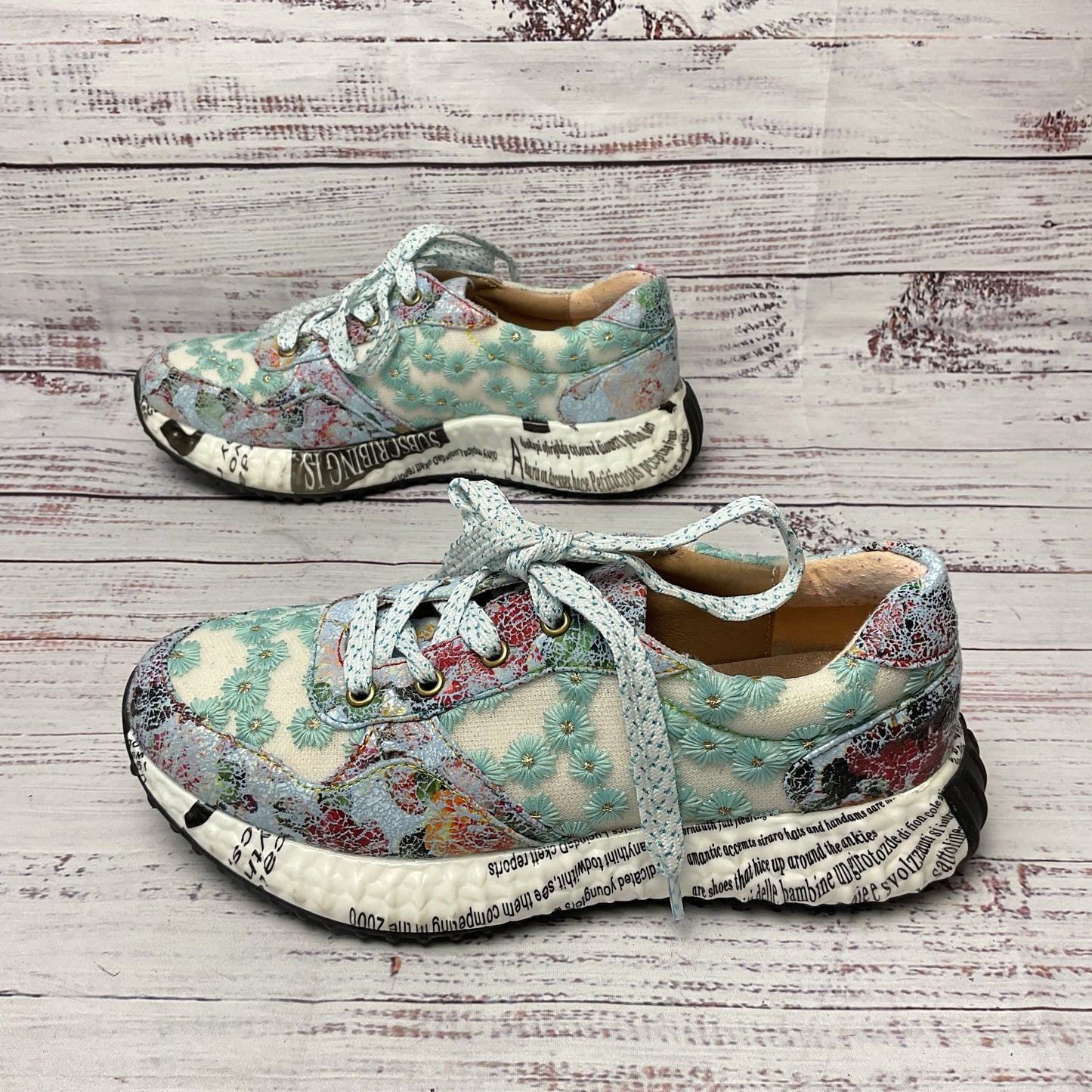 L'Artiste Carvana Multicolor Sneaker Shoe Women Size 5.5-6