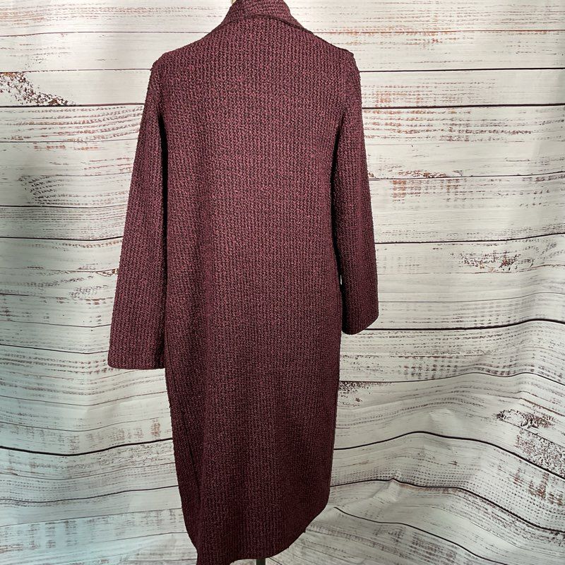 S. BALIAN Designs Women's Purple Tweed Long Coat- SEE MEASUREMENTS