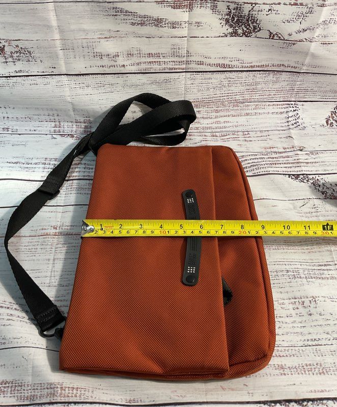 Alifedesign Women's Orange Nylon Convertible Crossbody Bag