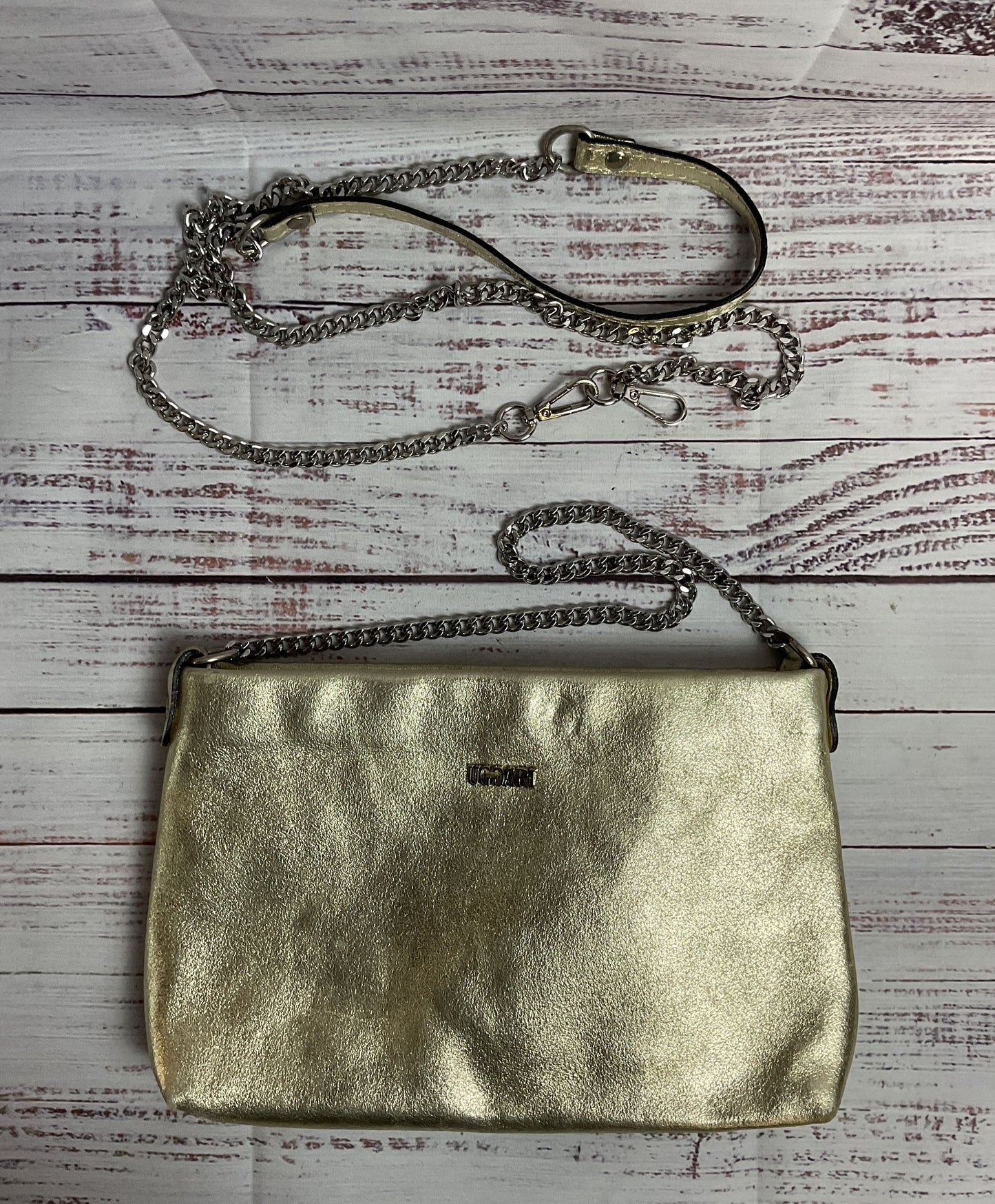 Uggari Milano Gold Mini Bag with Crossbody Option