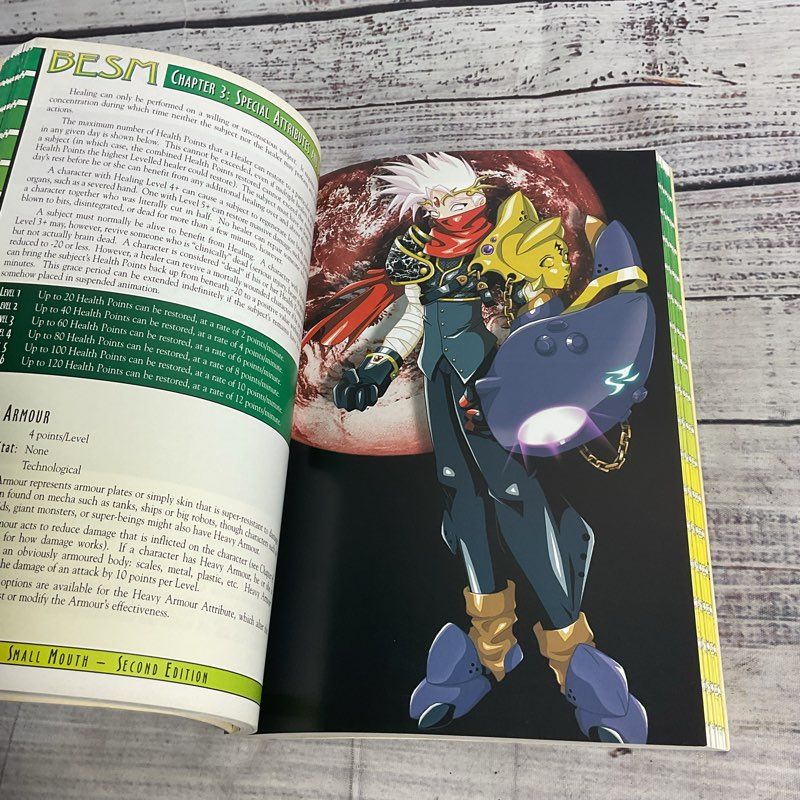 VTG. BESM Big Eyes, Small Mouth Second Edition Manga Rpg Guardians Of Order