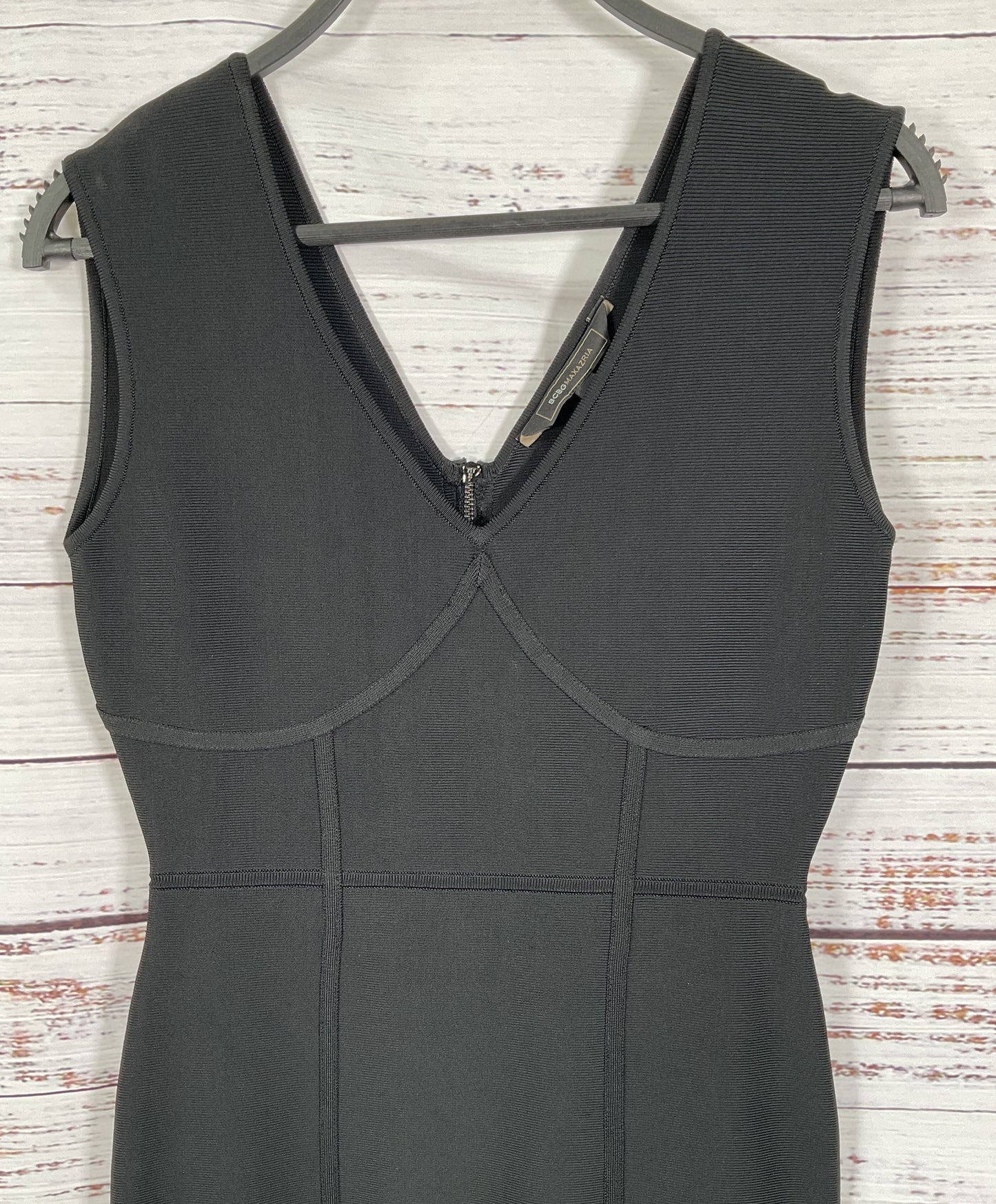 BCBG Max Azria Loribel Women's Black Bodycon Dress Size M