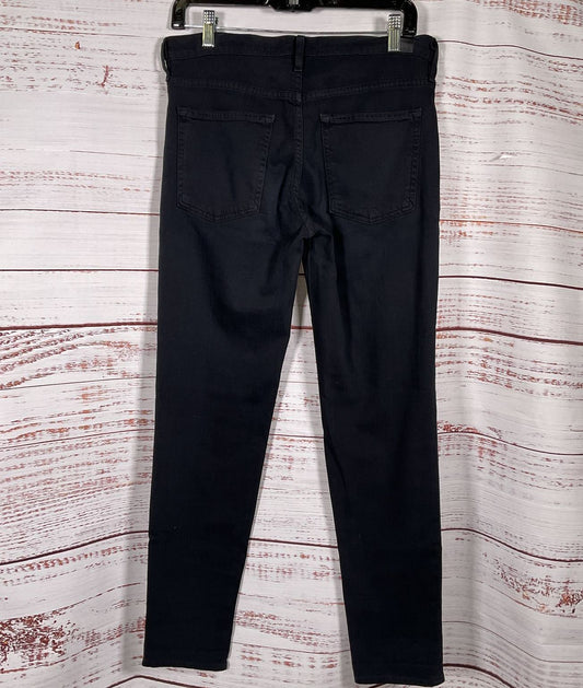 Vince Mason Relaxed Rolled Jeans Black 27