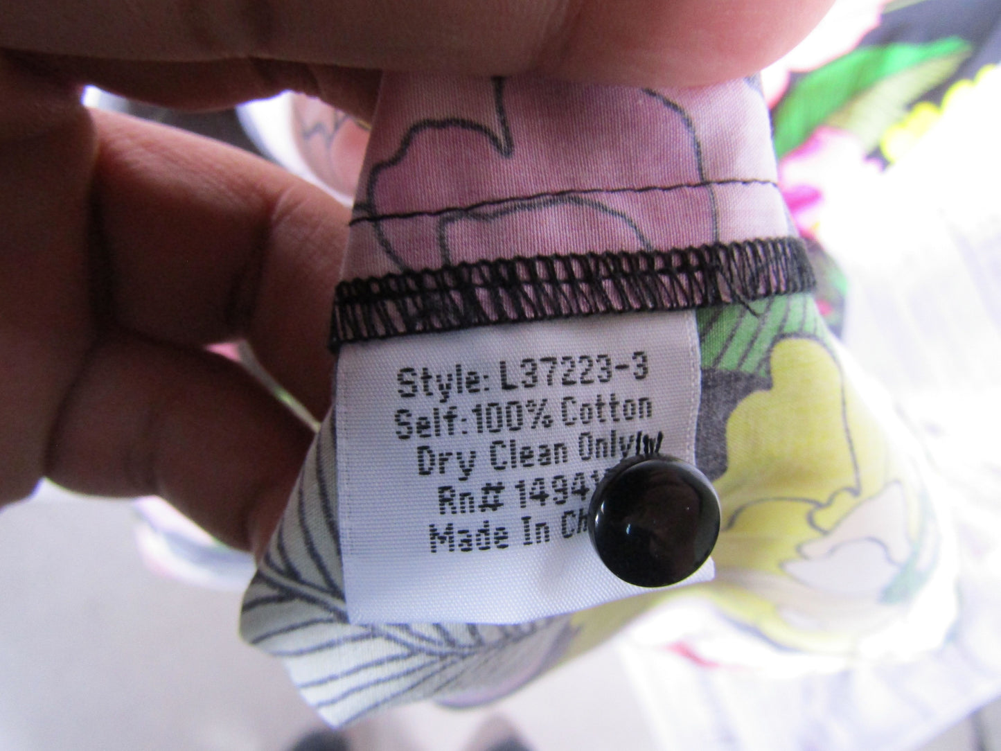 Johnny Was Cassia Women's Multi-Color Floral Cotton Maxi Dress Size S L37223-3