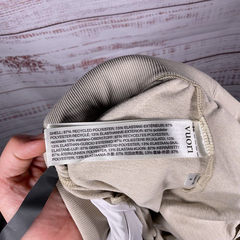 Vuori Beige Drawstring Tech Jogger Sweat Pants - Size M