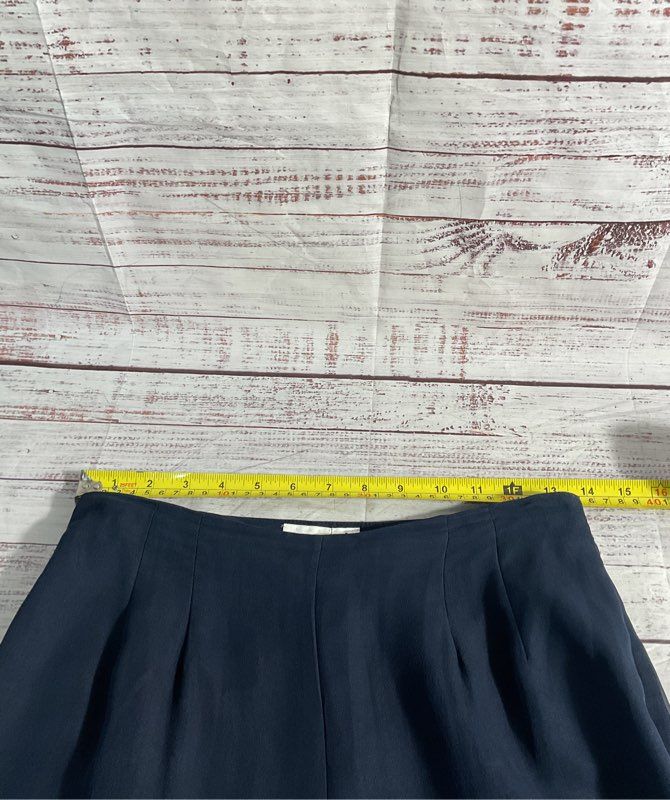 Anopia Collezioni Women's Navy Blue 100% Silk Pants Size 4