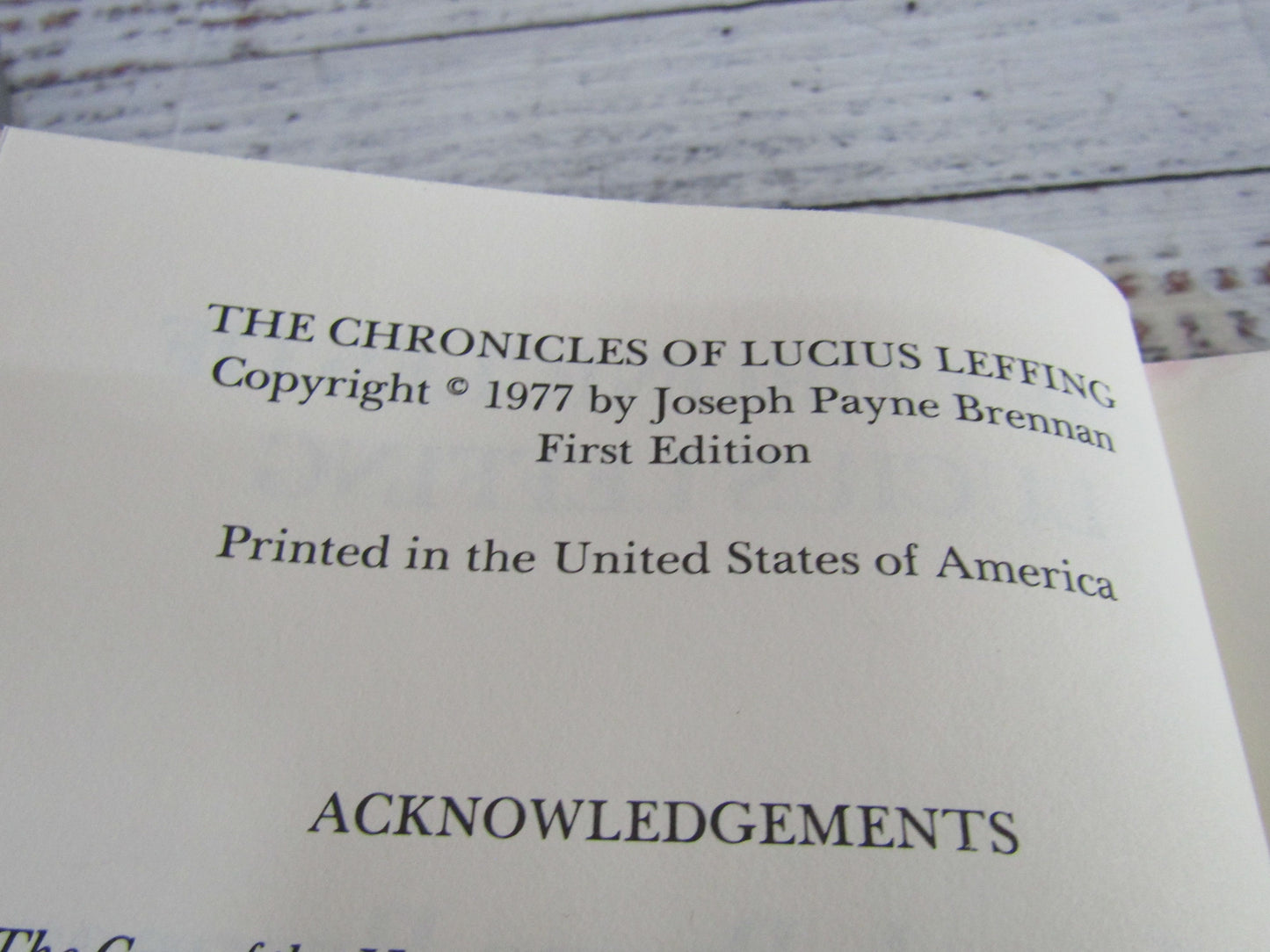 Chronicles of Lucius Leffing by Joseph Payne Brennan